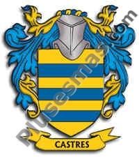 Escudo del apellido Castres