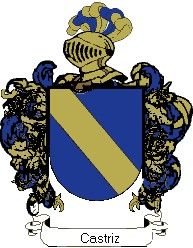 Escudo del apellido Castriz