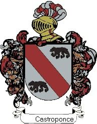 Escudo del apellido Castroponce