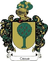 Escudo del apellido Casue