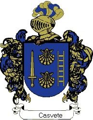 Escudo del apellido Casvete