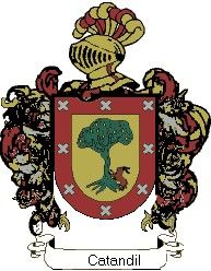 Escudo del apellido Catandil