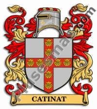 Escudo del apellido Catinat