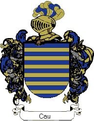 Escudo del apellido Cau