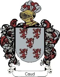 Escudo del apellido Caud