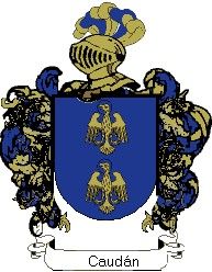 Escudo del apellido Caudán