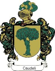 Escudo del apellido Caudeli