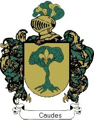 Escudo del apellido Caudes