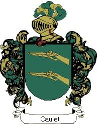 Escudo del apellido Caulet