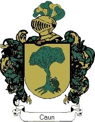 Escudo del apellido Caun