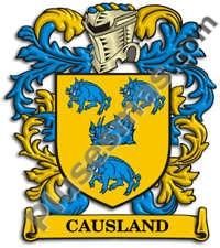 Escudo del apellido Causland