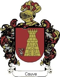 Escudo del apellido Cauve