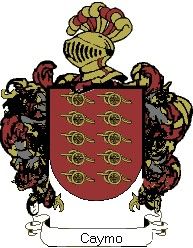 Escudo del apellido Caymo