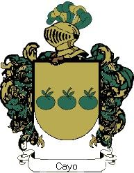 Escudo del apellido Cayo