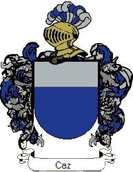 Escudo del apellido Caz