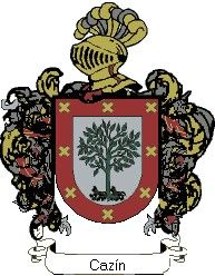 Escudo del apellido Cazín