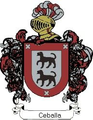 Escudo del apellido Ceballa