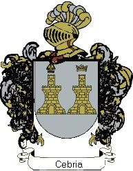 Escudo del apellido Cebria