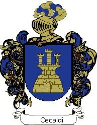 Escudo del apellido Cecaldi