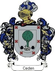 Escudo del apellido Ceden