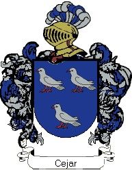 Escudo del apellido Cejar