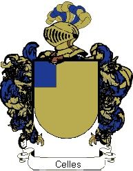 Escudo del apellido Celles