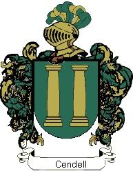 Escudo del apellido Cendell