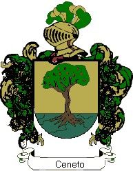 Escudo del apellido Ceneto