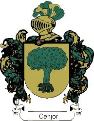 Escudo del apellido Cenjor