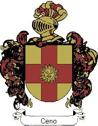 Escudo del apellido Ceno