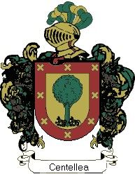 Escudo del apellido Centellea