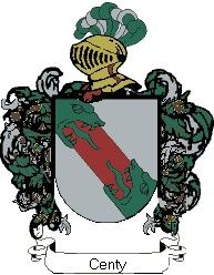 Escudo del apellido Centy