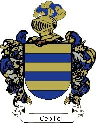 Escudo del apellido Cepillo