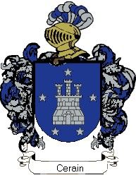 Escudo del apellido Cerain