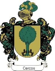 Escudo del apellido Cercos