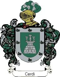 Escudo del apellido Cerdi