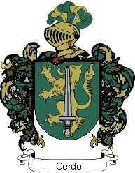 Escudo del apellido Cerdo