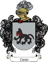 Escudo del apellido Cerez