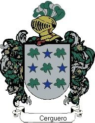 Escudo del apellido Cerguero