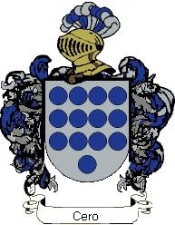 Escudo del apellido Cero