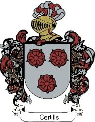 Escudo del apellido Certills