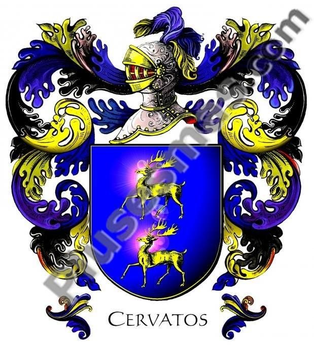 Escudo del apellido Cervatos