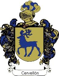 Escudo del apellido Cervellón