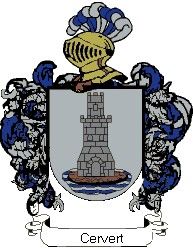 Escudo del apellido Cervert