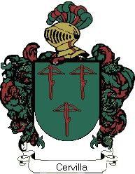 Escudo del apellido Cervilla