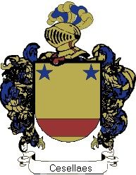 Escudo del apellido Cesellaes