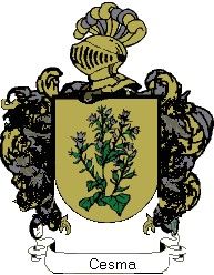 Escudo del apellido Cesma