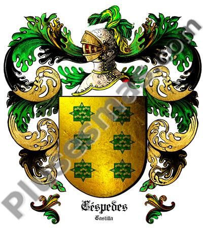 Escudo del apellido Céspedes