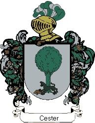 Escudo del apellido Cester