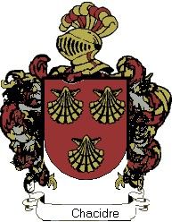 Escudo del apellido Chacidre